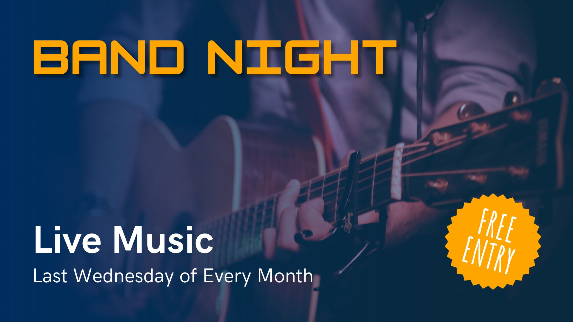 Band Night Event Cover