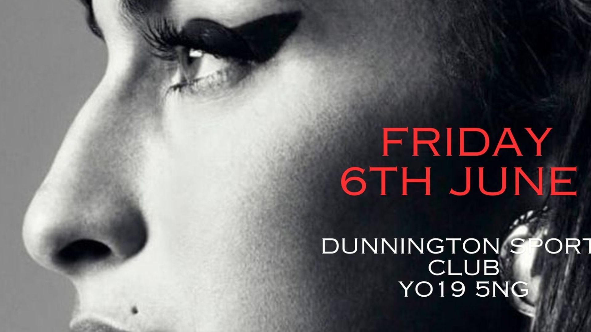 Amy Winehouse Tribute Event Cover