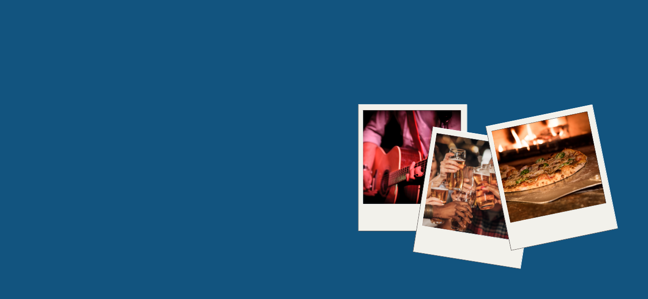 Slide show images of past events at the sports club including line dancing.